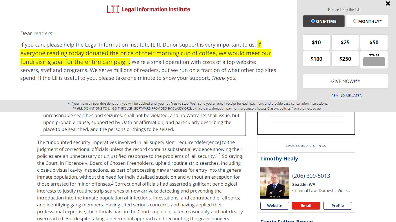 Searches of Prisoners, Parolees, and Probationers